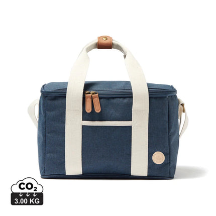 City Cooler Collection Insulated Picnic Bag With Fine Leather Trim And Two Tone Fabric - hospitality