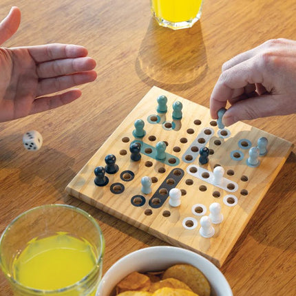 Claire wooden Ludo game - hospitality