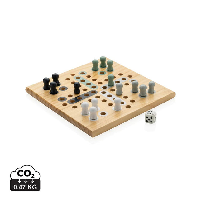 Claire wooden Ludo game - hospitality