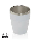 Recycled Stainless steel / white / 9.7 x ø 8.3 cm