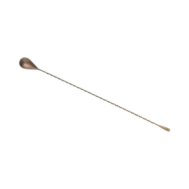 Classic Bar Spoon, Antique Copper, 400mm - hospitality