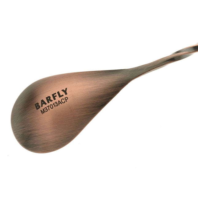 Classic Bar Spoon, Antique Copper, 400mm - hospitality