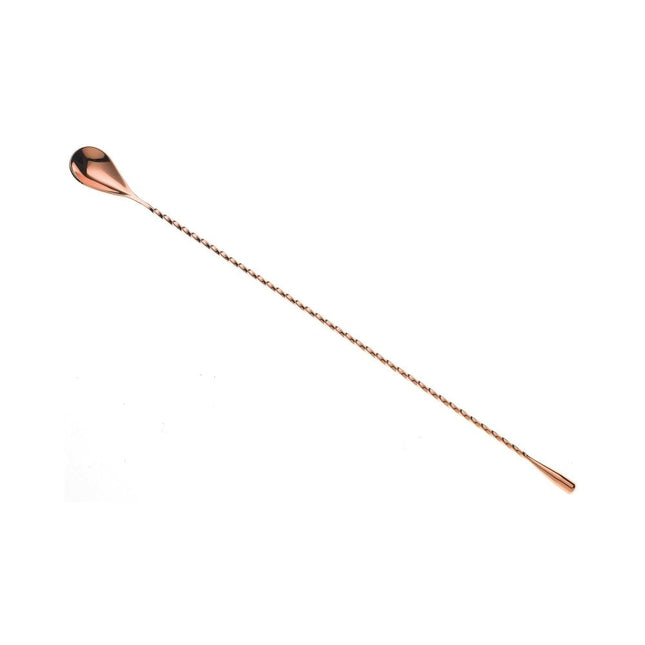 Classic Bar Spoon, Copper plated, 400mm - hospitality