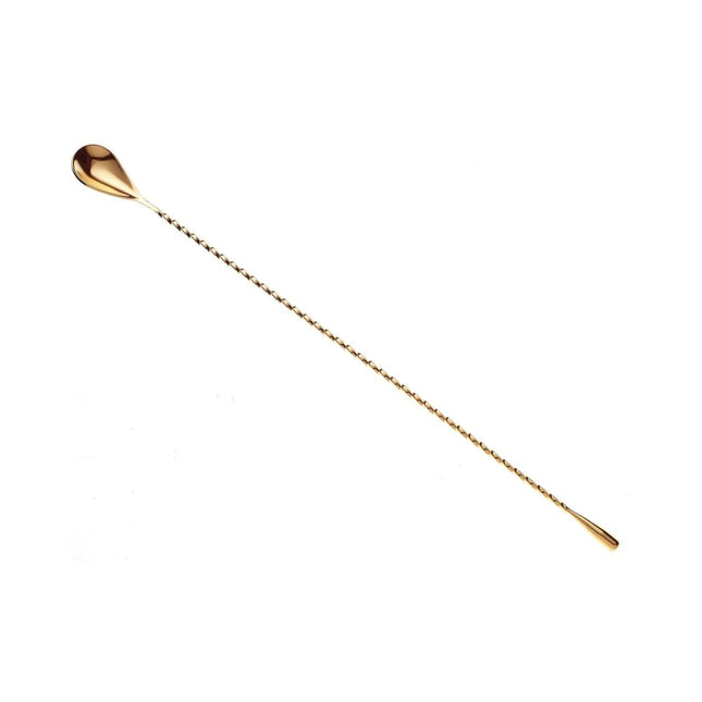 Classic Bar Spoon, Gold plated, 400mm - hospitality