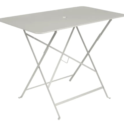 Deep blue Fermob metal foldable bistro table 97x57cm