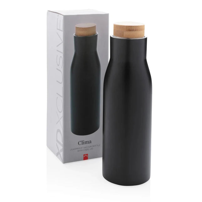 Clima leakproof vacuum bottle with steel lid - hospitality