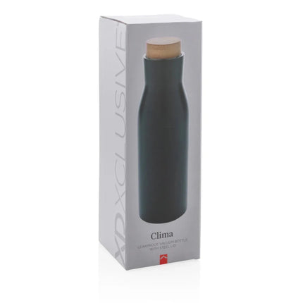 Clima leakproof vacuum bottle with steel lid - hospitality