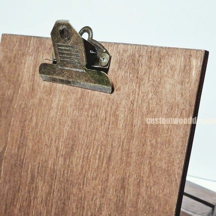Clipboard Block Set - A4 Rich Brown x10 - hospitality