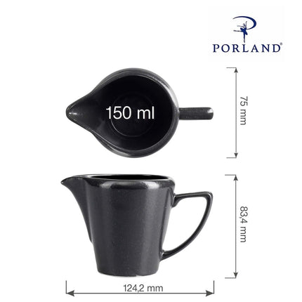 Coal creamer, 150ml - hospitality