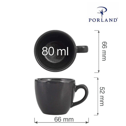 Coal elegant espresso cup, 80ml – espresso cup, photo 8