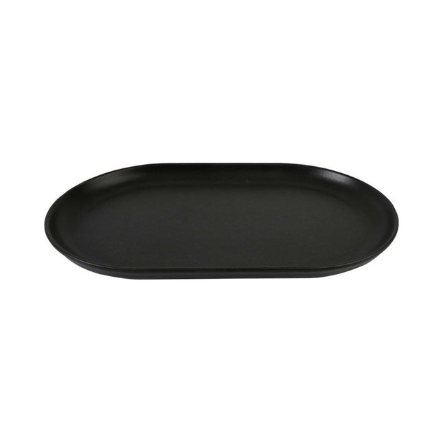 Coal oval platter, 300x150mm - hospitality