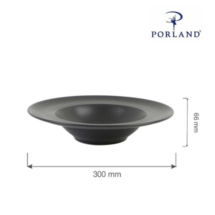 Coal pasta plate, 300mm - hospitality
