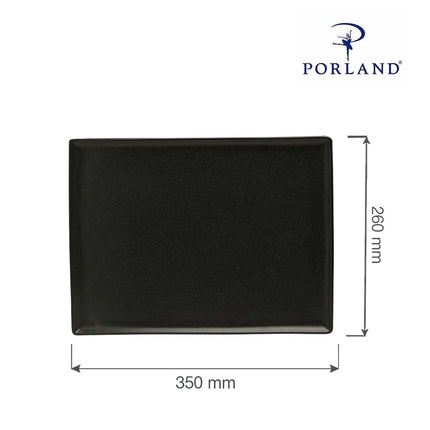 Coal rectangular tray, 350x260mm - hospitality