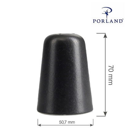 Coal salt shaker - hospitality