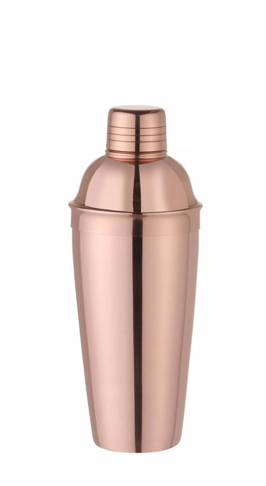 Cobbler shaker 3-part, Bar up, Copper, ø85x(H)240mm - hospitality