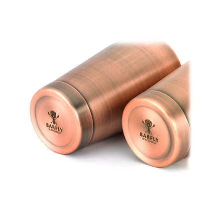 Cocktail Shaker/Tin Set, Antique Copper - hospitality