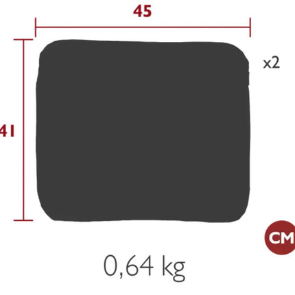 COLOR MIX Set of 2 Outdoor Cushions 41 x 45 cm - hospitality