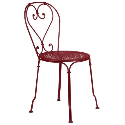 Fermob 1900 outdoor chair with colorful metal frame