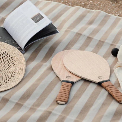 Colos Poplar Beach Tennis Set With PU Handles Collection - hospitality