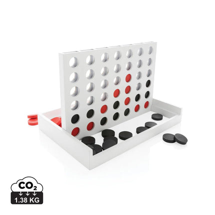 Connect four wooden game - hospitality