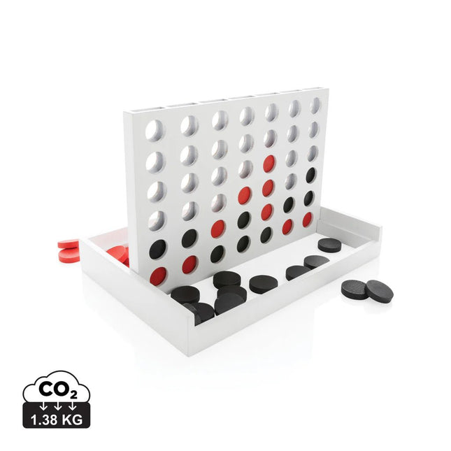 Connect four wooden game - hospitality