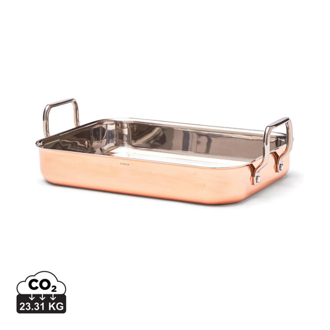Copper Tri Ply Roaster Aurora Collection - hospitality