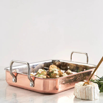 Copper Tri Ply Roaster Aurora Collection - hospitality