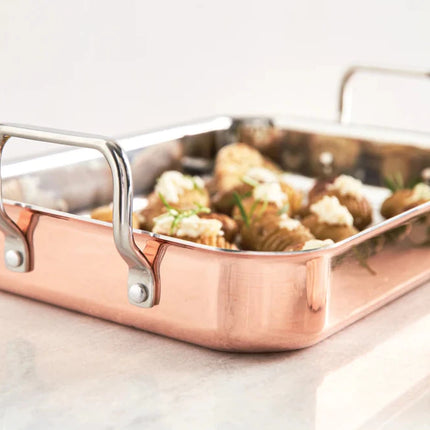 Copper Tri Ply Roaster Aurora Collection - hospitality