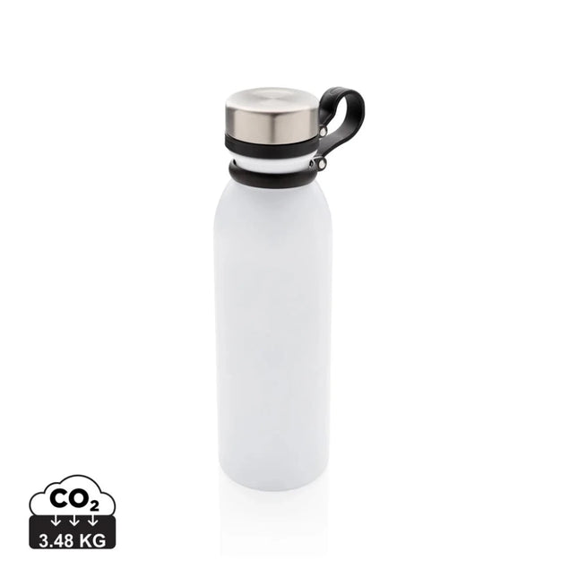 Copper vacuum insulated bottle with carry loop - hospitality