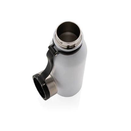 Copper vacuum insulated bottle with carry loop - hospitality