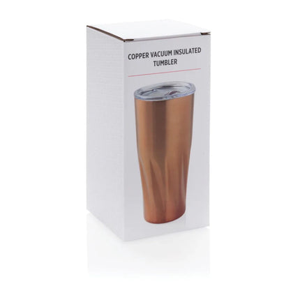 Copper vacuum insulated tumbler - hospitality