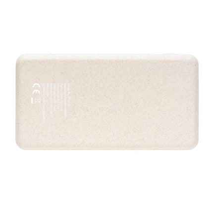 Cork and Wheat Straw 8.000 mAh 5W wireless powerbank - hospitality