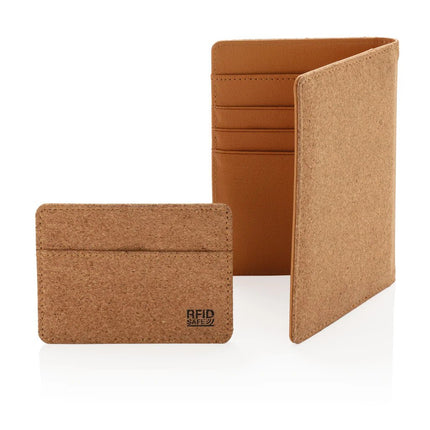 Cork secure RFID passport cover - hospitality