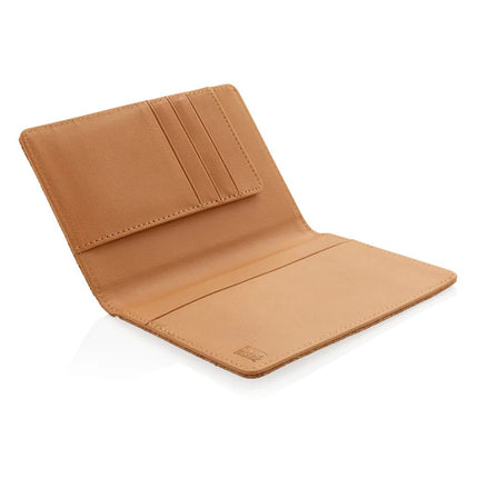 Cork secure RFID passport cover - hospitality