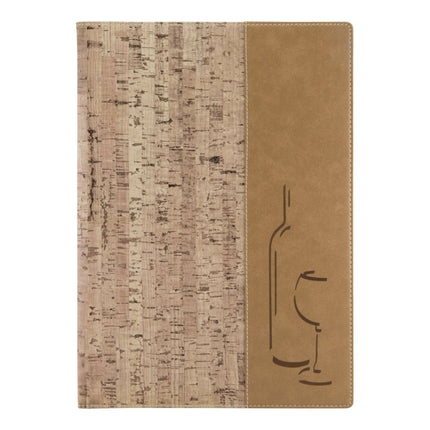 Cork style leather feel 8xA4 menus pack of 10 - hospitality