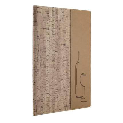 Cork style leather feel 8xA4 menus pack of 10 - hospitality