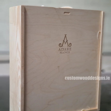 filled with wood wool for elegant corporate gift packaging.