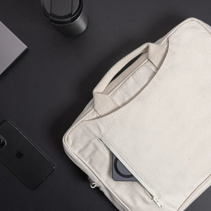 Cotton 15.4 inch laptop bag - hospitality