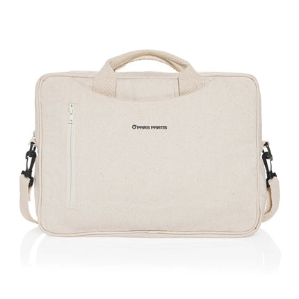 Cotton 15.4 inch laptop bag - hospitality