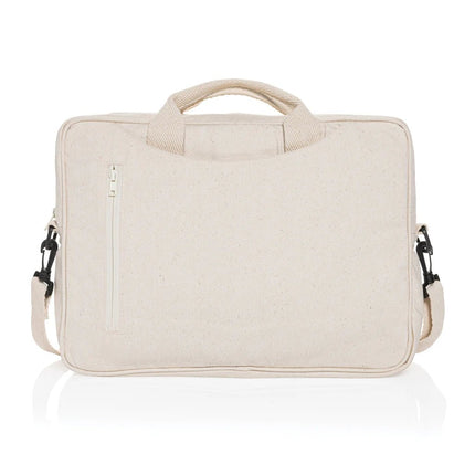 Cotton 15.4 inch laptop bag - hospitality