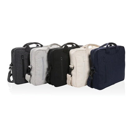 Cotton 15.4 inch laptop bag - hospitality