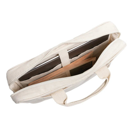 Cotton 15.4 inch laptop bag - hospitality