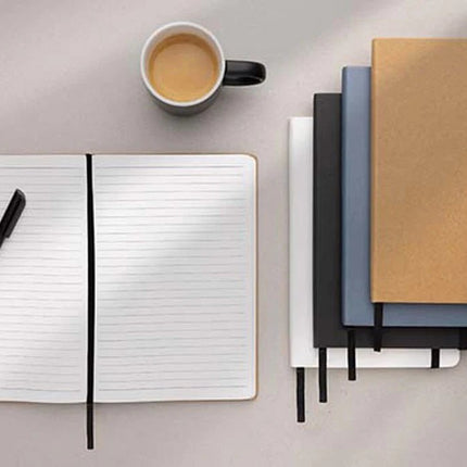 Craftstone A5 recycled kraft and stonepaper notebook - hospitality
