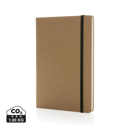 Craftstone A5 recycled kraft and stonepaper notebook - hospitality
