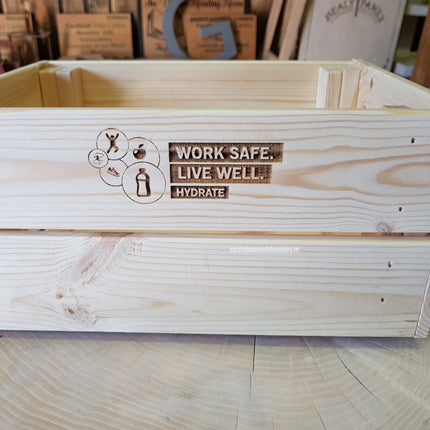  showcasing a handcrafted wooden storage or display box.