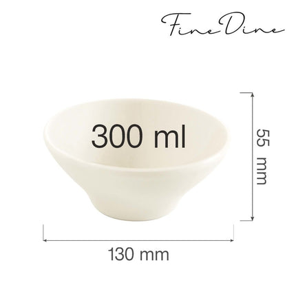 Crema conical bowl, 130x60mm - hospitality