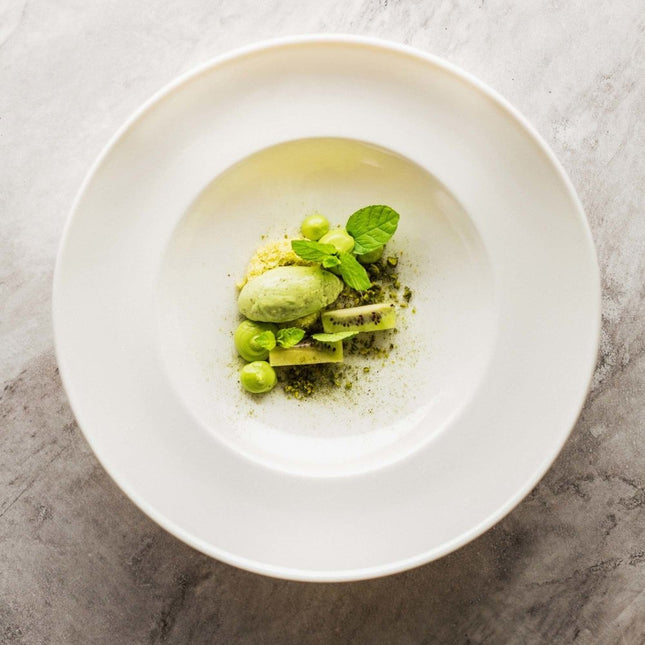 Crema deep plate, 230mm - hospitality