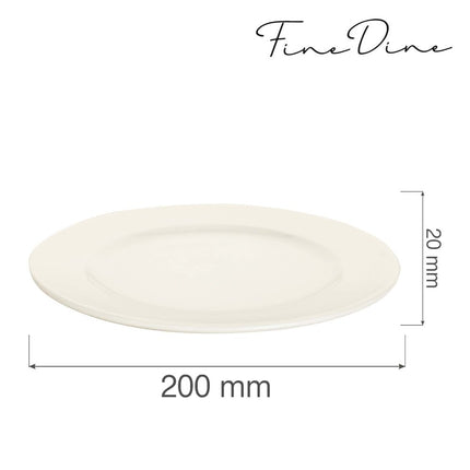 Crema flat plate, 200mm - hospitality