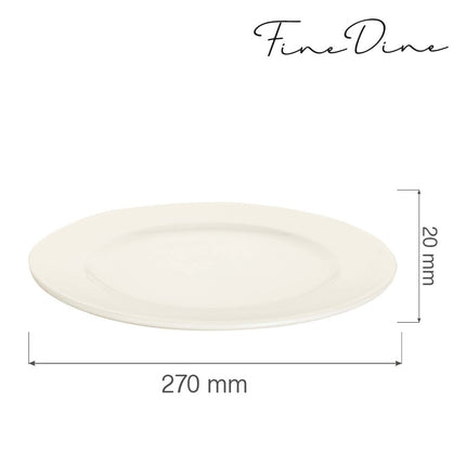 Crema flat plate, 270mm - hospitality