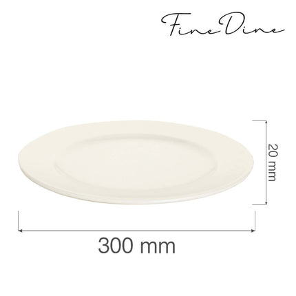 Crema flat plate, 300mm - hospitality